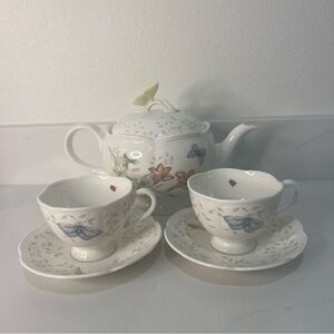 Lenox Butterfly Meadow Tea Set